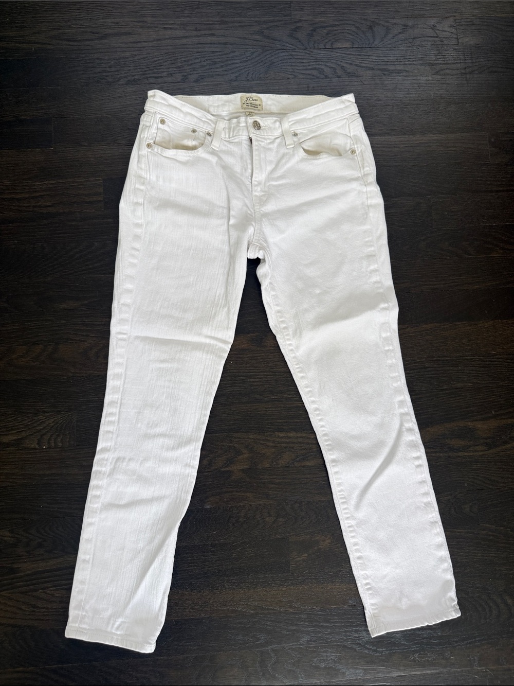 J. Crew White Skinny Jeans - Slim Fit